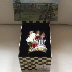 Mackenzie-Childs Mr. & Mrs. Santa Claus Ornament!